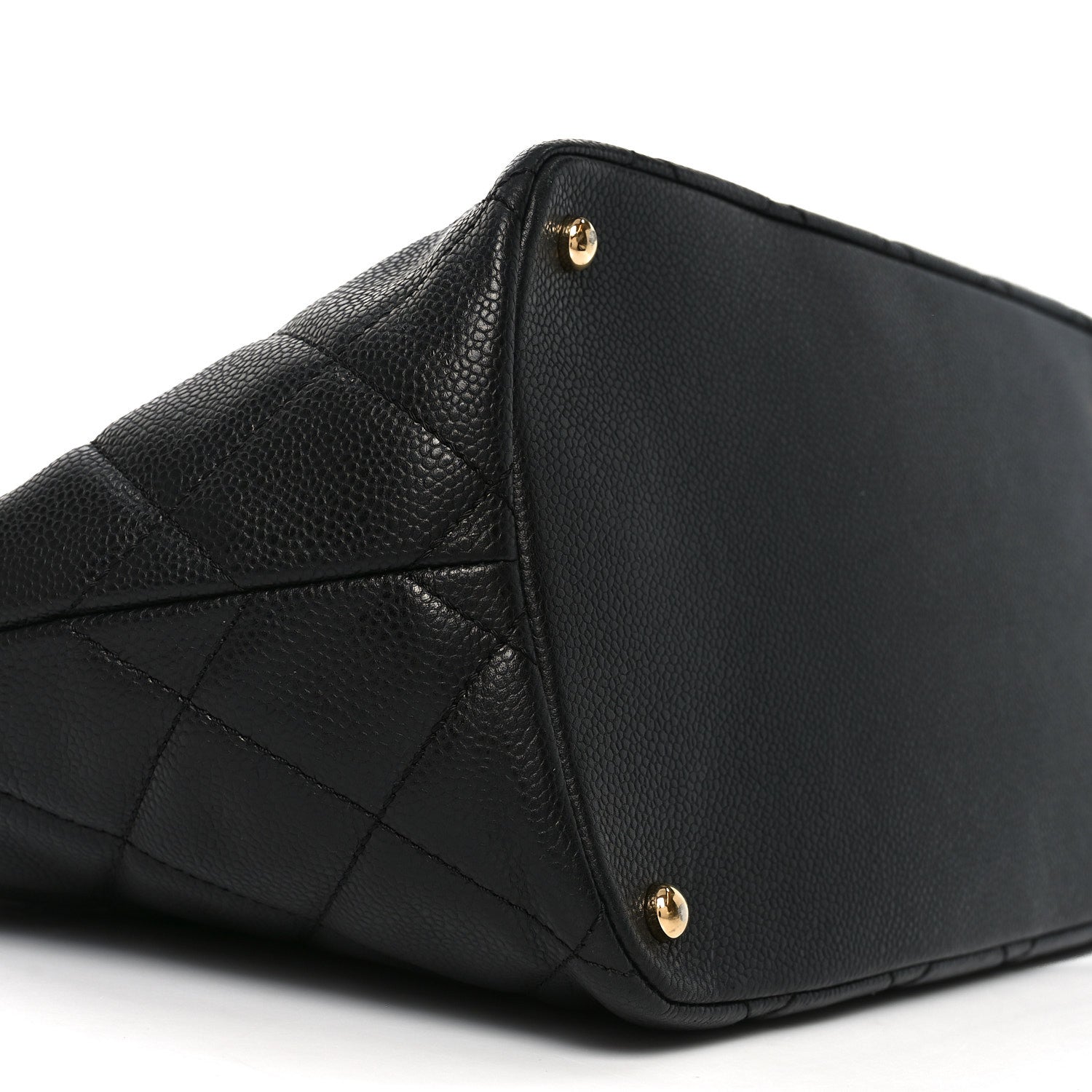 Chanel Caviar Quilted CC Timeless Soft Tote Black 8 of 9