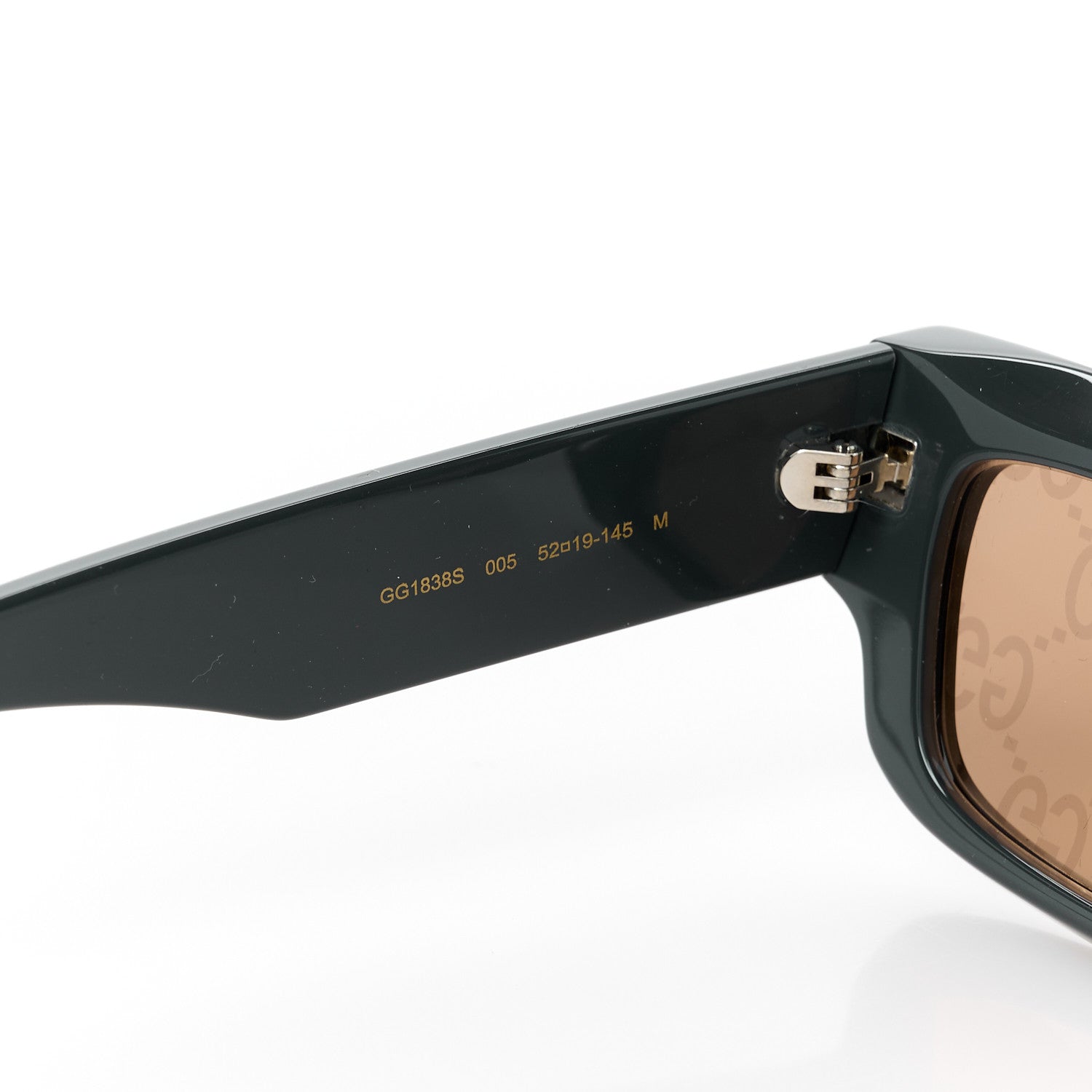 Gucci Acetate Rectangular Frame Sunglasses GG1838S Dark Grey 5 of 8