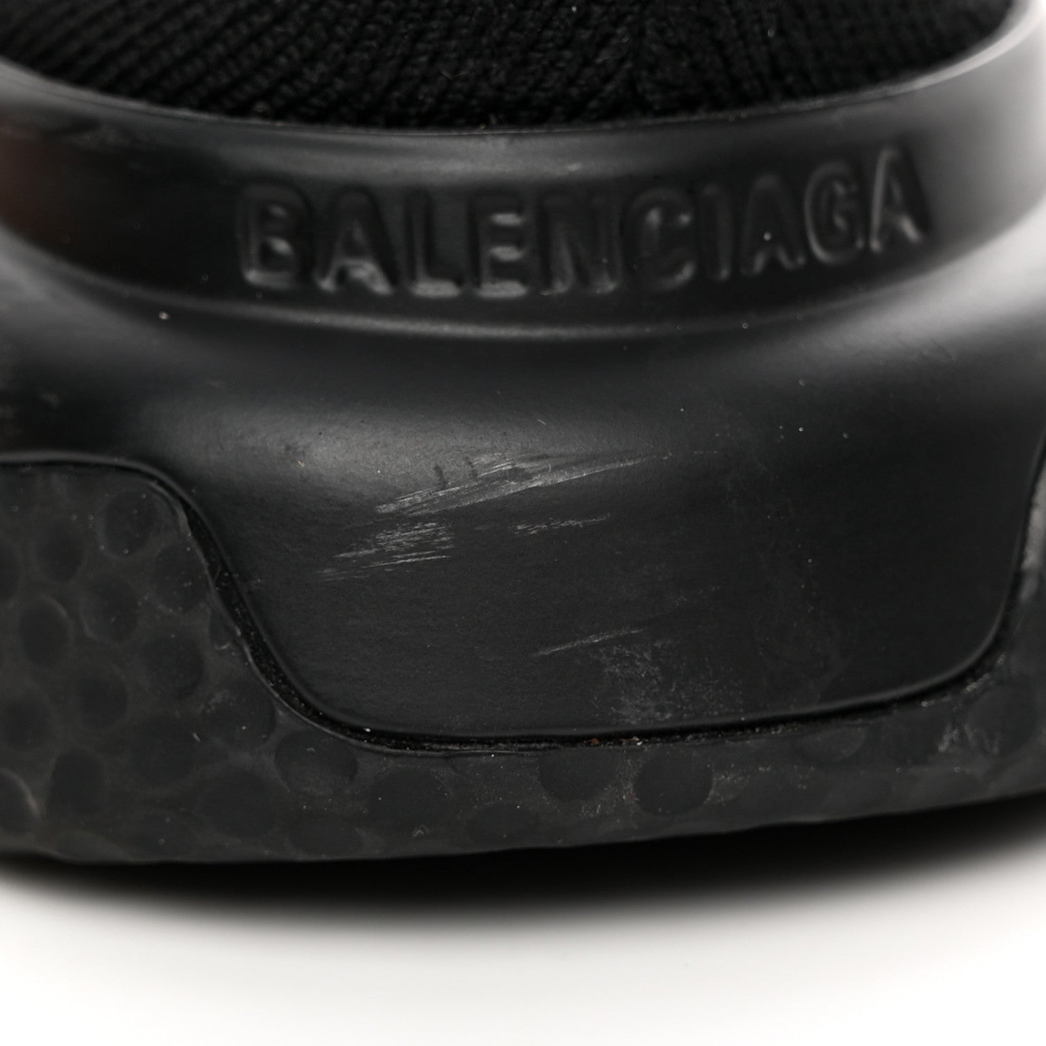 Balenciaga Technical 3D Recycled Knit Womens Speed 2.0 Sneakers 36 Monocolor Black 13 of 13