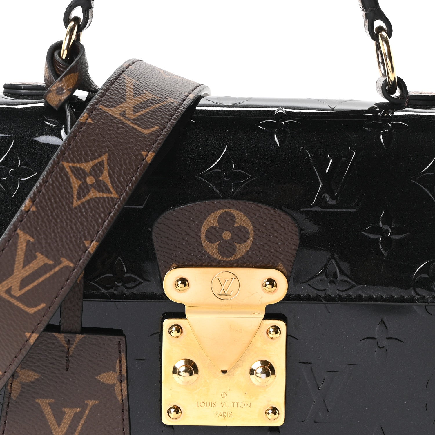 Louis Vuitton Vernis Epi Monogram Spring Street Black 1942010