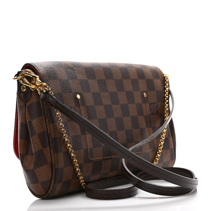 Louis Vuitton Damier Ebene Favorite MM 3 of 9