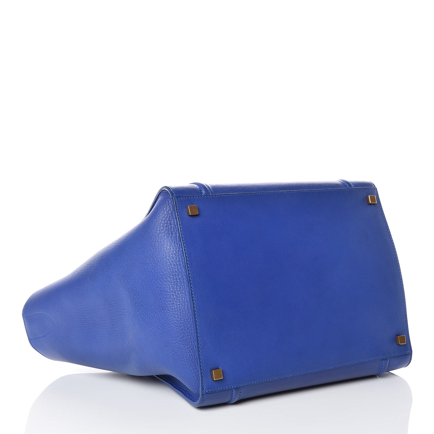 Supple Calfskin Medium Phantom Luggage Indigo