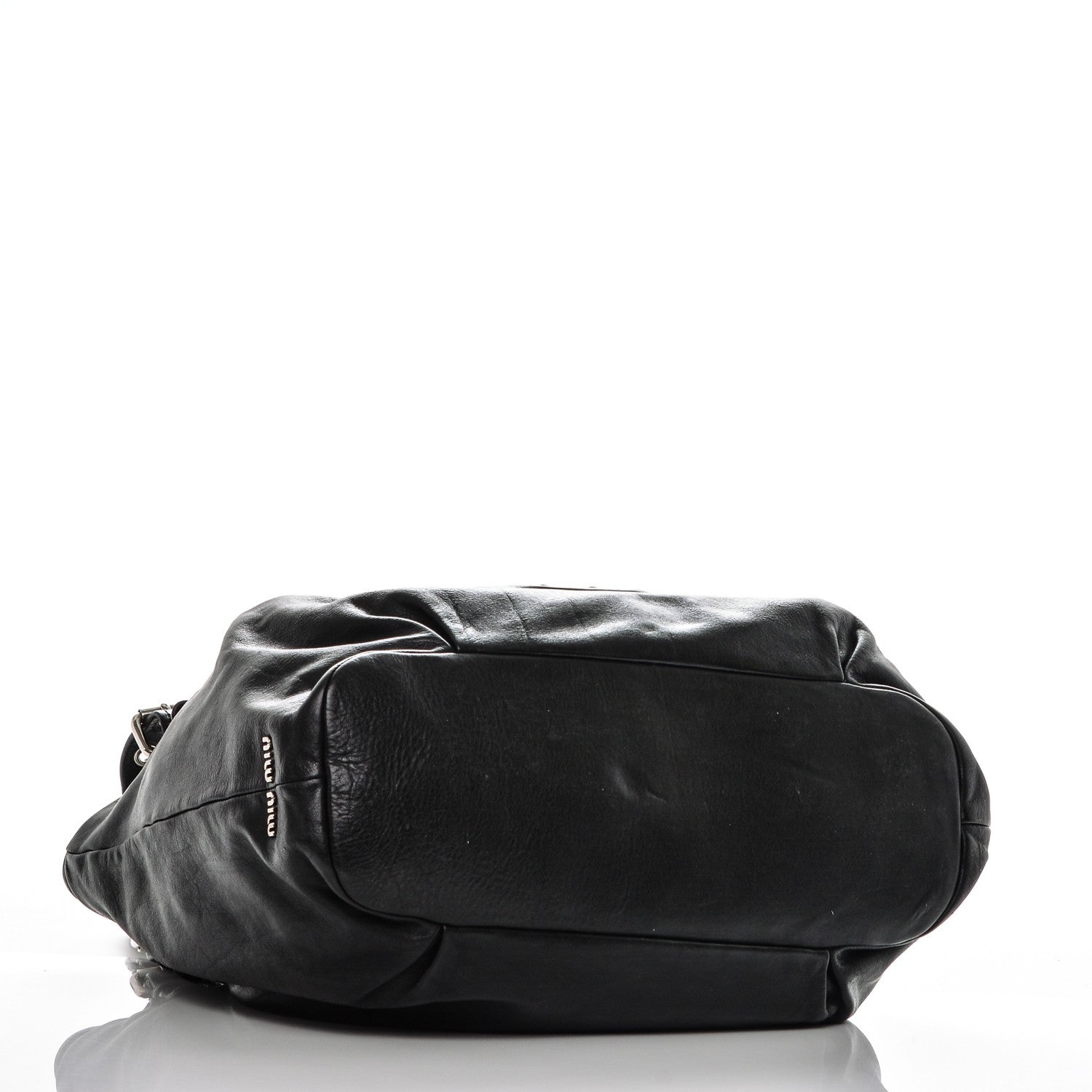 Miu Miu Vitello Lux Large Tote Nero Black 4 of 7