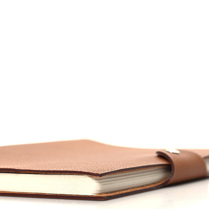 Hermes Togo Ulysse MM Notebook Cover Gold 9 of 10