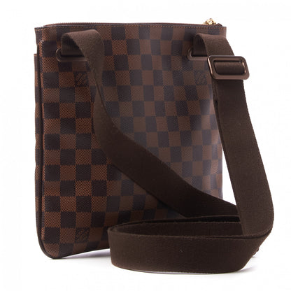 Louis Vuitton Damier Ebene Brooklyn Flat Pochette 3 of 9