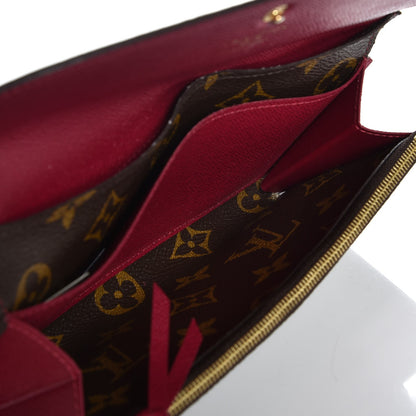 Louis Vuitton Monogram Emilie Wallet Fuchsia 5 of 8