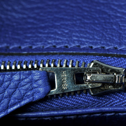 Hermes Togo Birkin 30 Bleu Electrique 19 of 87