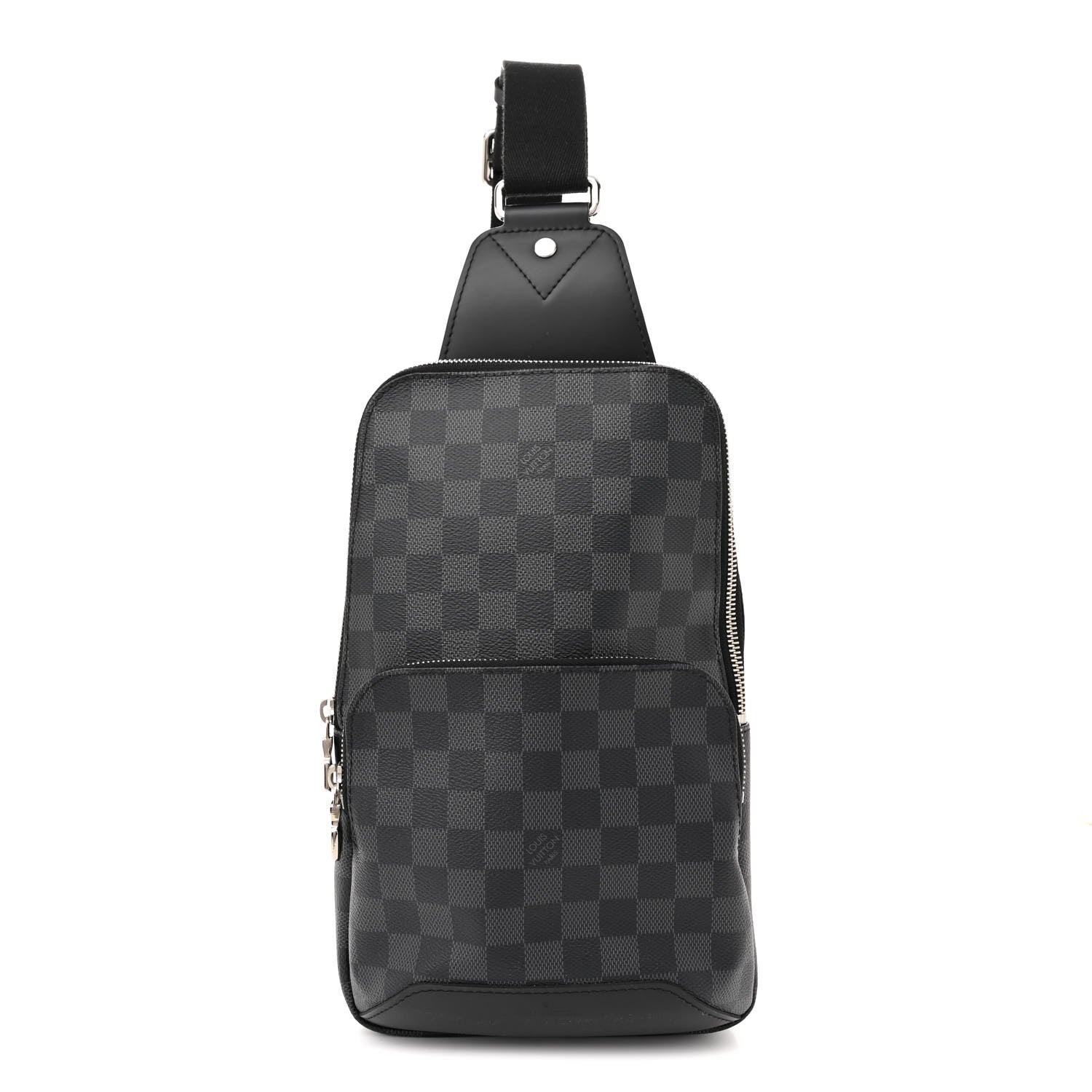 Louis Vuitton Damier Infini Avenue Sling Bag Onyx Silver 1 of 10