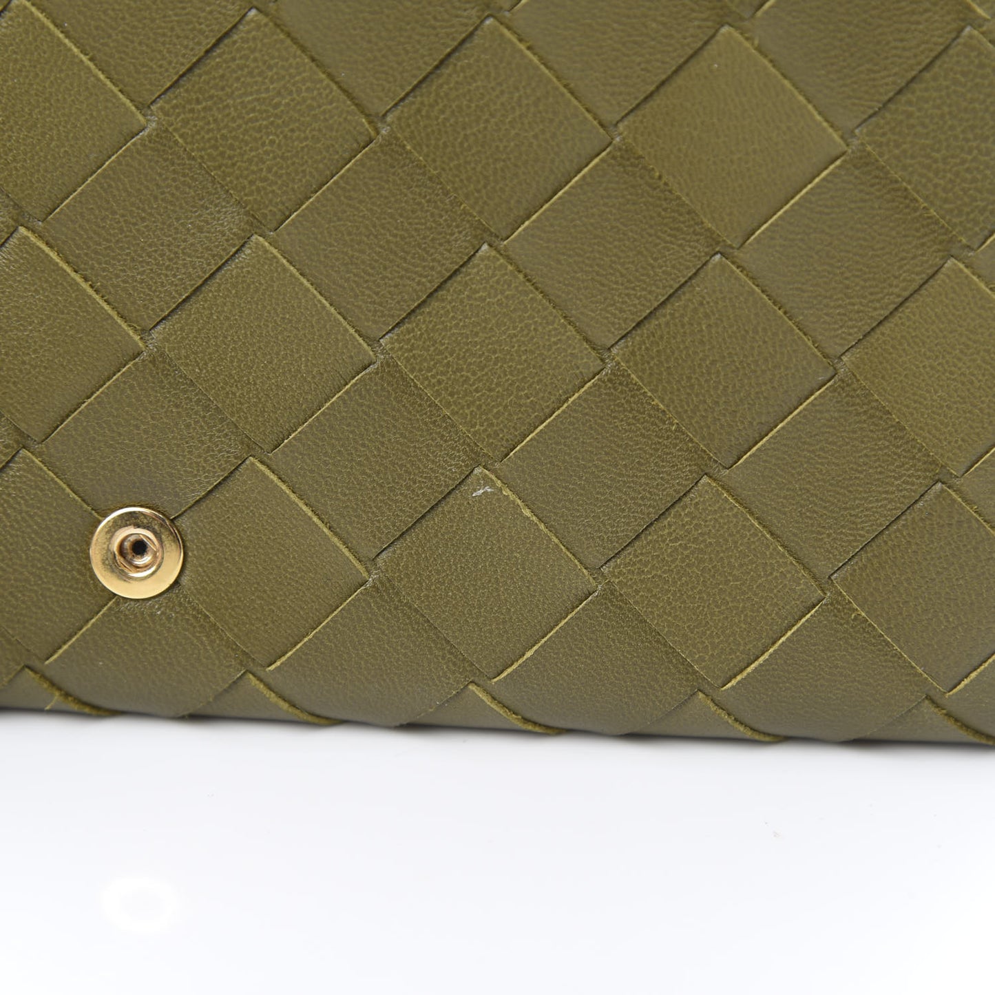 Nappa Intrecciato Continental Flap Wallet Mud