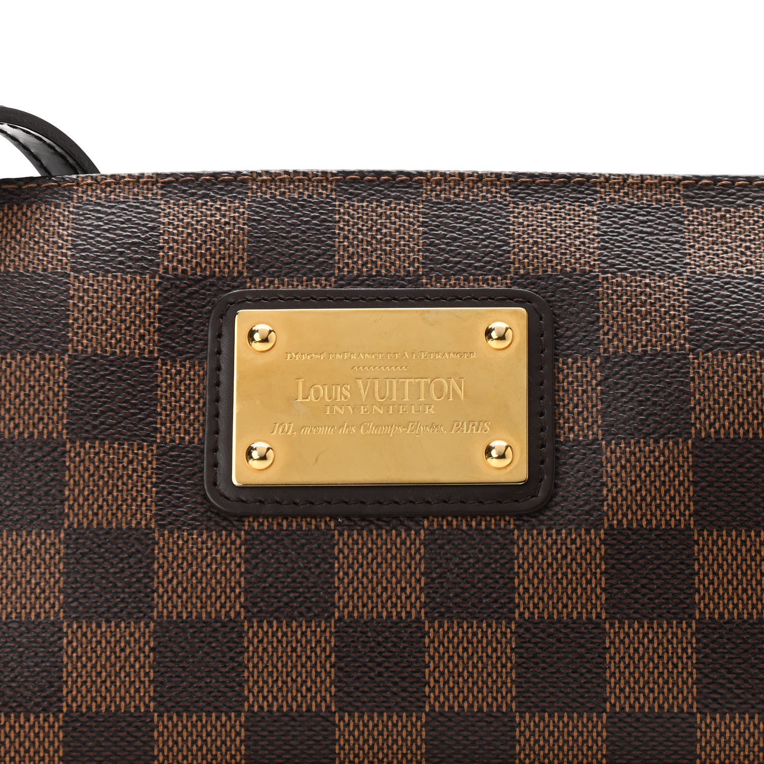 Louis Vuitton Damier Ebene Eva Clutch 7 of 9