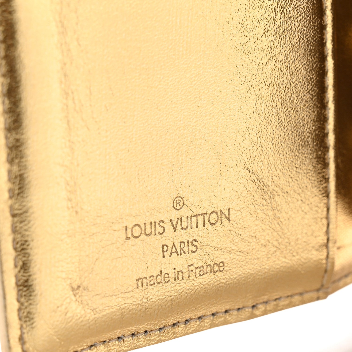 Louis Vuitton Monogram Miroir Small Ring Agenda Gold 7 of 7