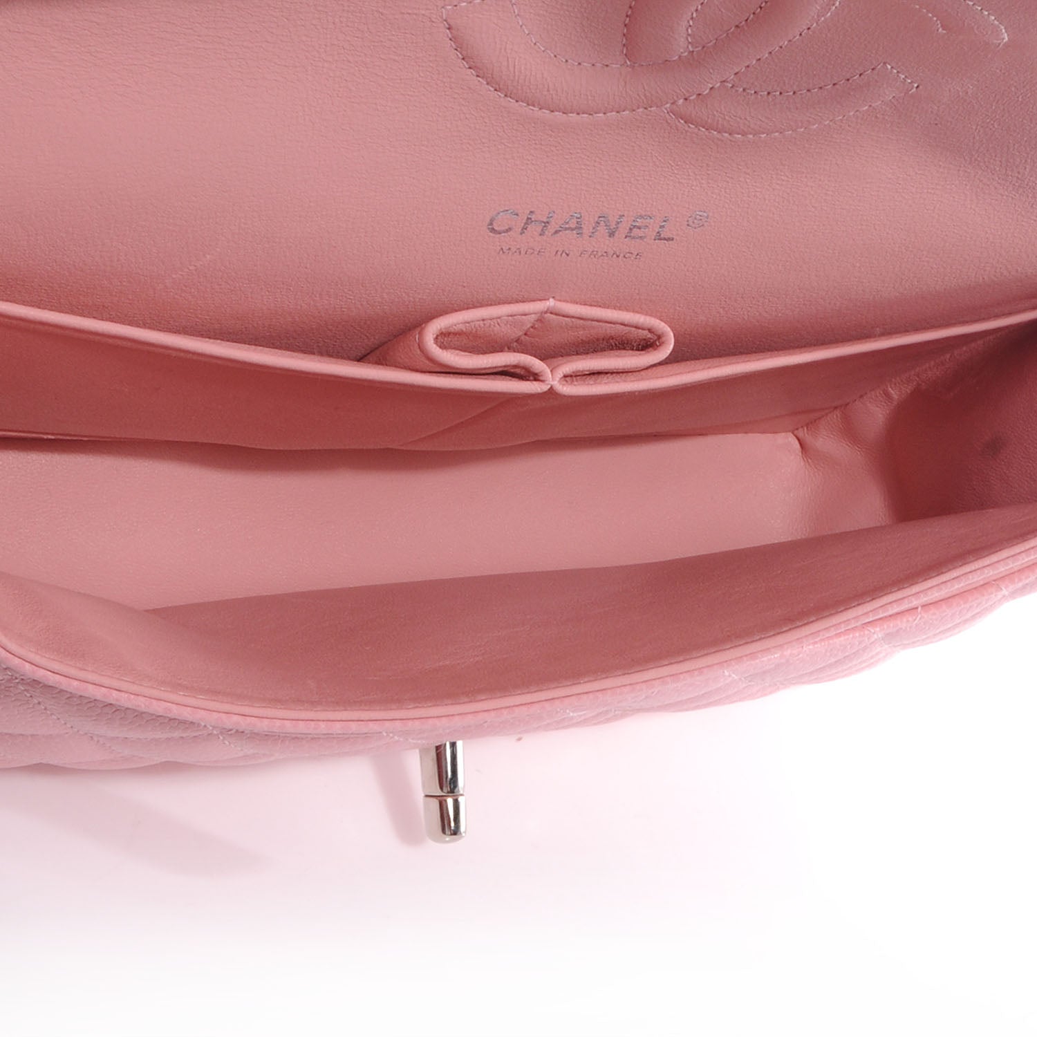 Chanel Caviar Medium Double Flap Pink 7 of 9