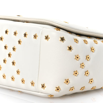 Christian Dior Calfskin Star Motif Macrocannage Caro Bag Latte 12 of 13