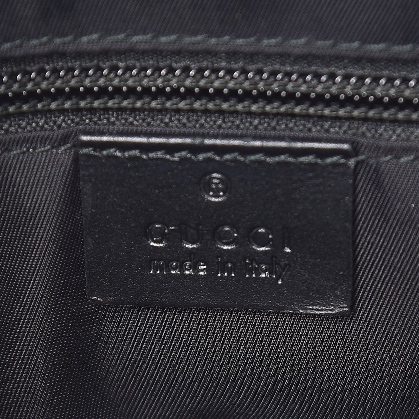 GG Supreme Monogram Web Messenger Bag Black