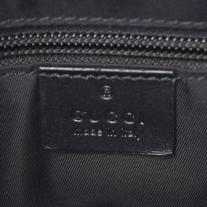 Gucci GG Supreme Monogram Web Messenger Bag Black 8 of 9
