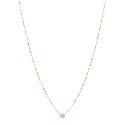 Cartier 18K Pink Gold Pink Sapphire D'Amour Pendant Necklace 1 of 6