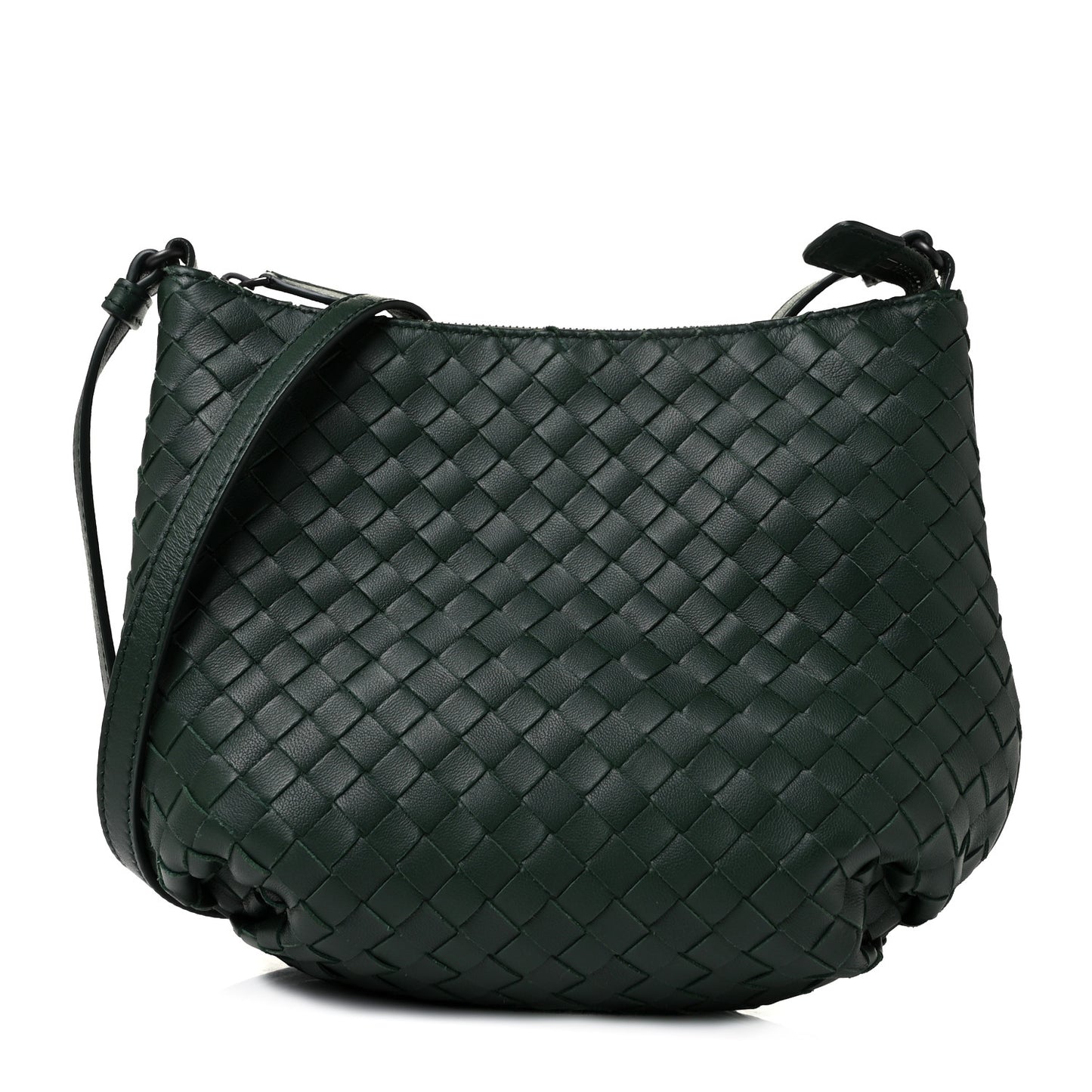 Nappa Intrecciato Crossbody Raintree