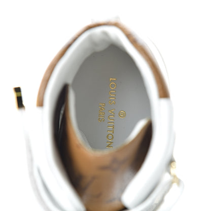 Louis Vuitton Calfskin Reverse Monogram Boombox High Top Sneakers 38.5 White 7 of 16