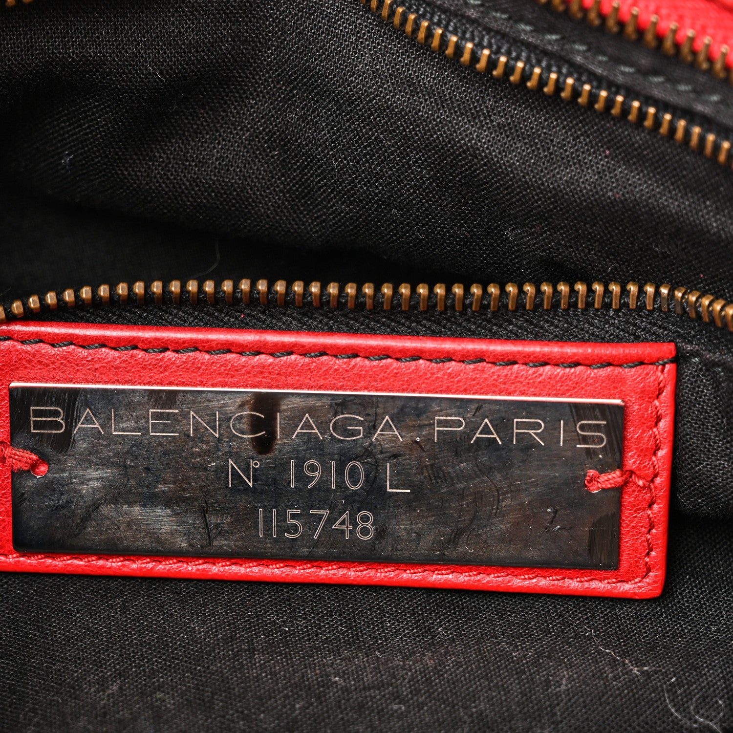 Balenciaga Agneau Classic Hardware City Rouge Coquelicot 7 of 11