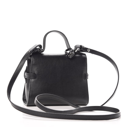Delvaux Smooth Calfskin Micro Tempete Satchel Black 3 of 10