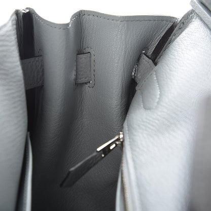 Hermes Togo Birkin 30 Bleu Glacier 14 of 38