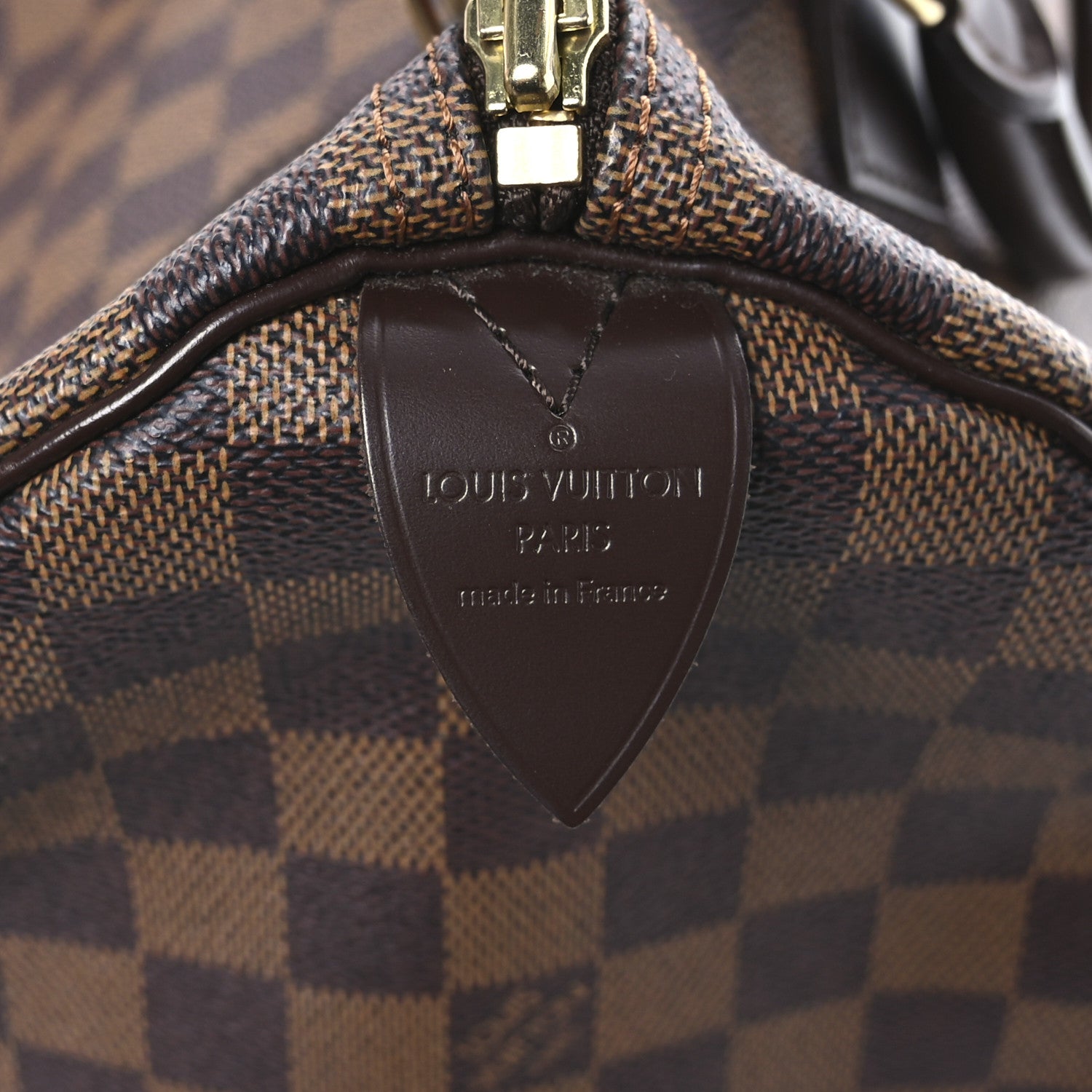 Louis Vuitton Damier Ebene Speedy 30 6 of 10