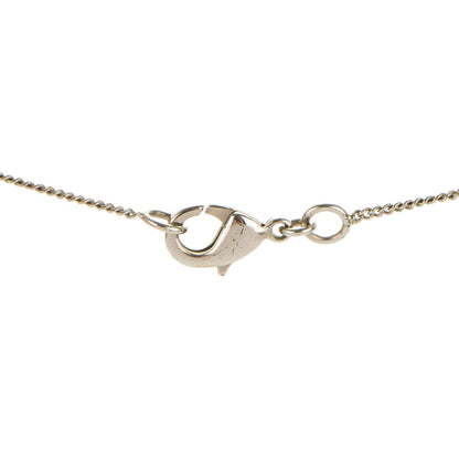 Chanel Baguette Crystal CC Necklace Silver 3 of 4
