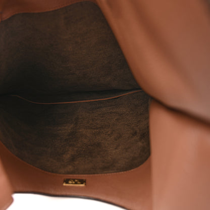 Tom Ford Ramskin Large Alix Padlock Zip Shoulder Bag Brown 7 of 15
