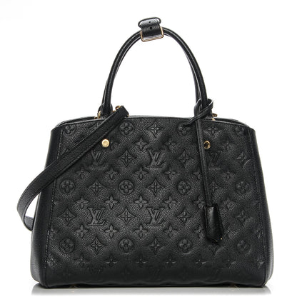 Louis Vuitton Empreinte Montaigne MM Black 1 of 7