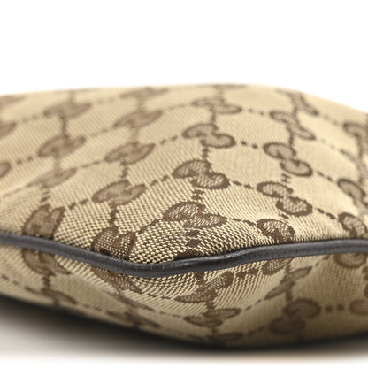 Gucci Monogram Web Small Flat Messenger Bag Brown 10 of 10