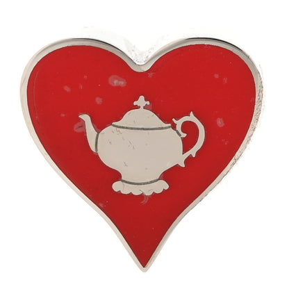 Hermes Palladium Coeur Tea Time Scarf Ring Rouge 1 of 4