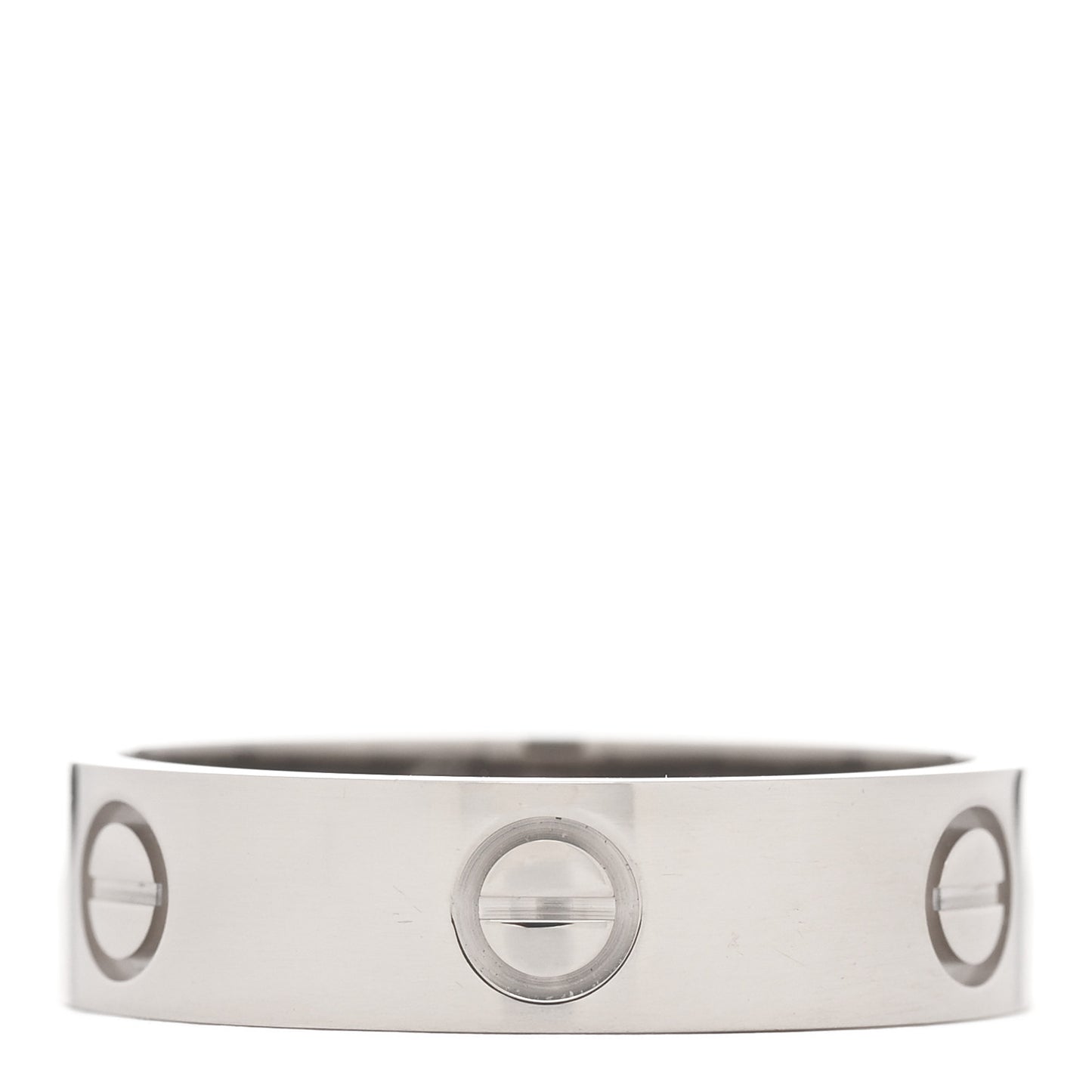 18K White Gold 5.5mm LOVE Ring 60 9.25