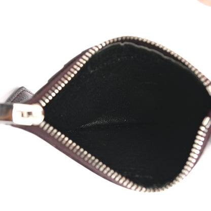 Saint Laurent Grained Calfskin 5 Fragments Zip Pouch Card Holder Bordeaux 5 of 11