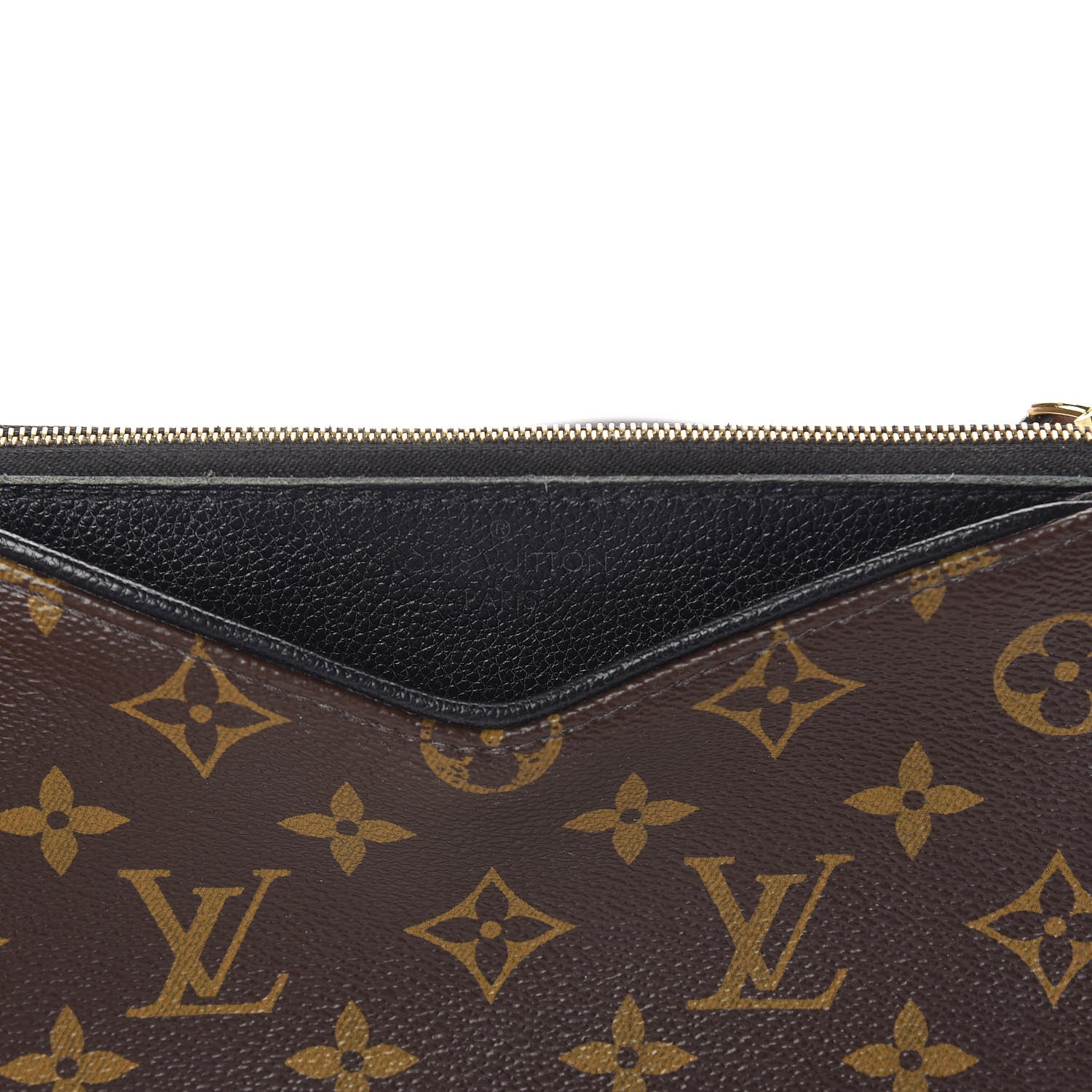 Louis Vuitton Monogram Pallas Clutch Black 9 of 9