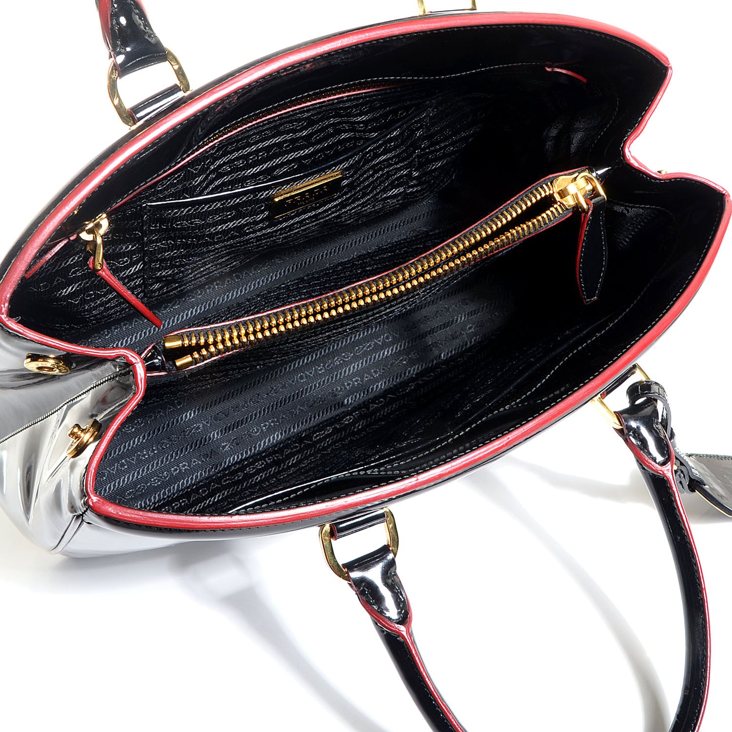 Spazzolato Parabole Tote Nero Black