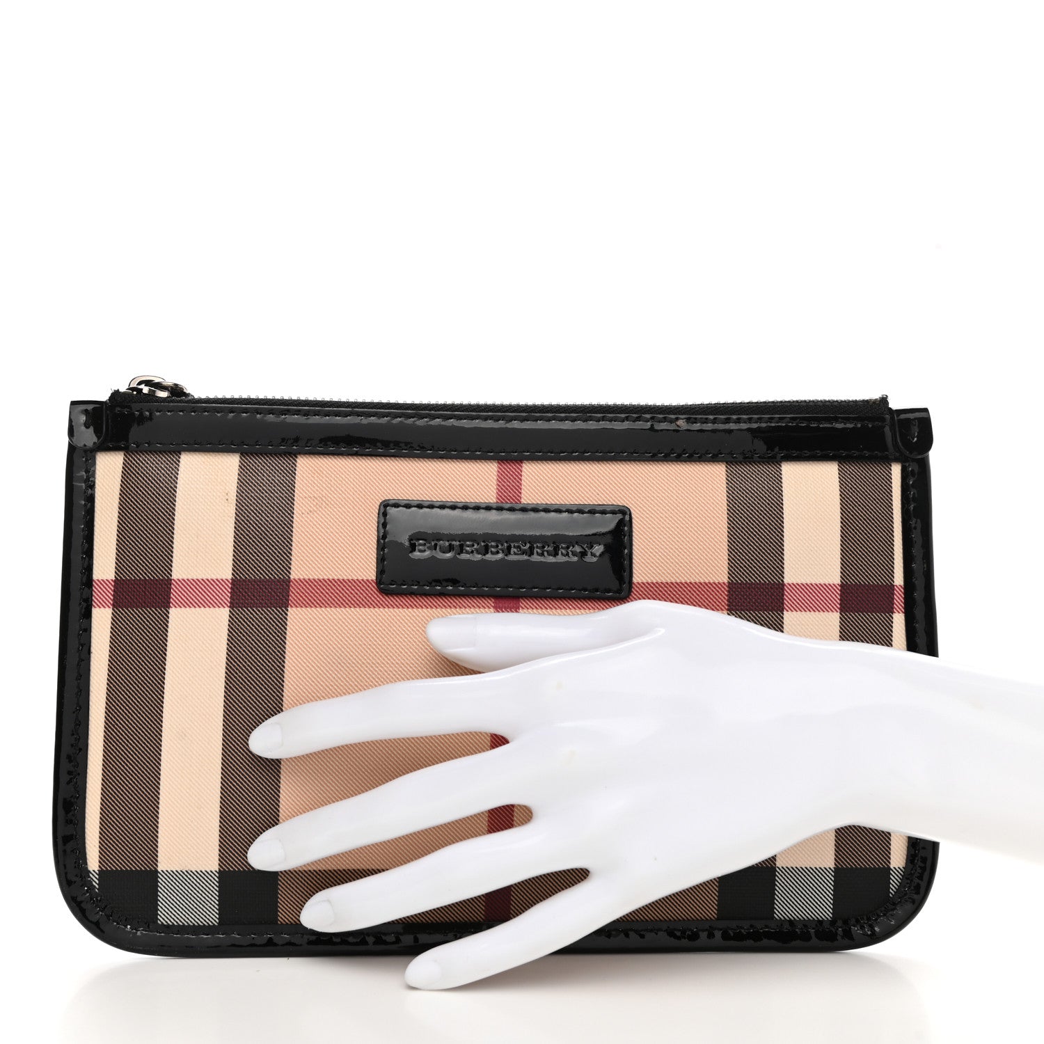Burberry House Check Zip Pouch Black 2 of 8