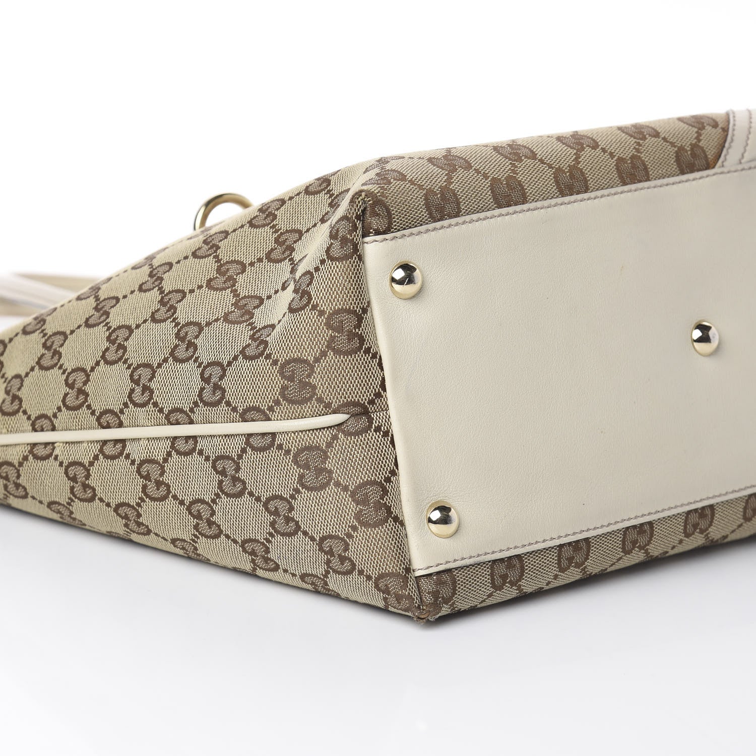 Gucci Monogram Medium New Britt Tote Off White 7 of 8