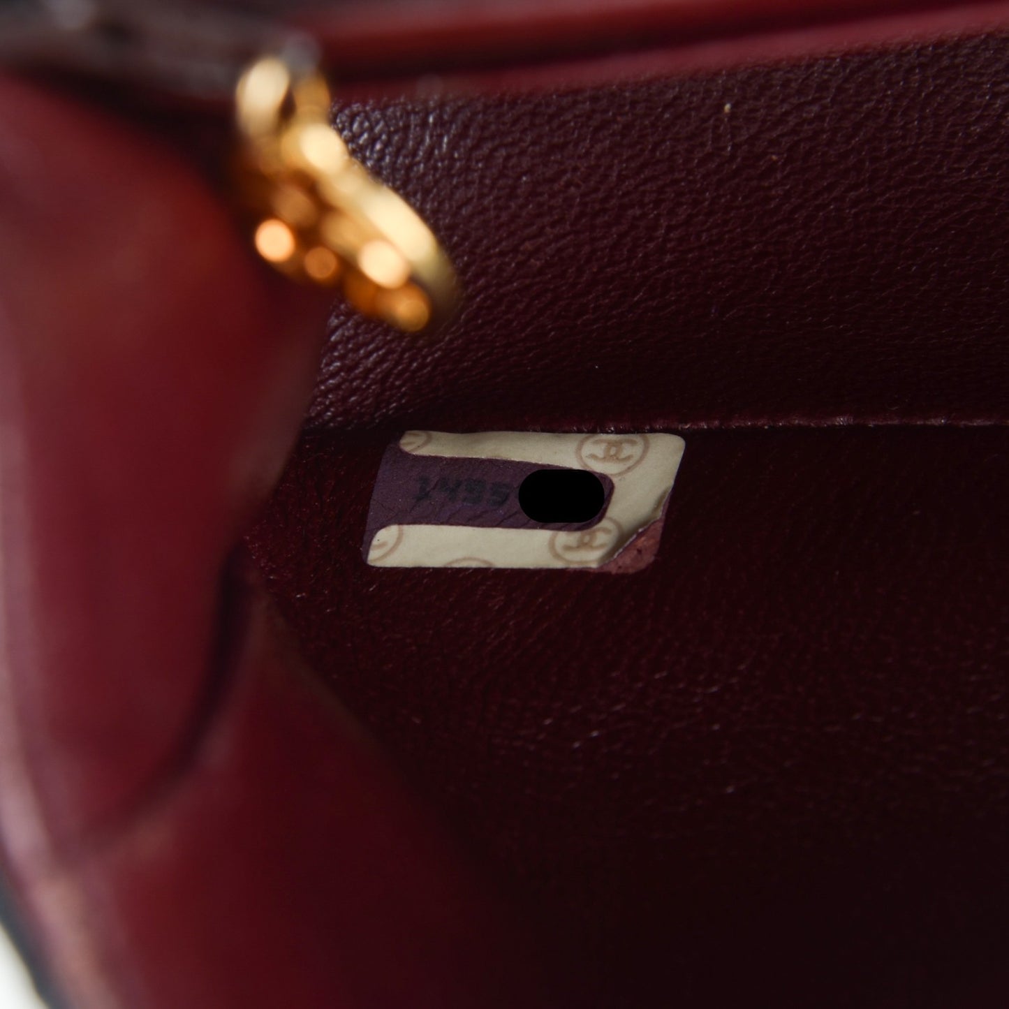 Lambskin Quilted Mini Square Flap Black