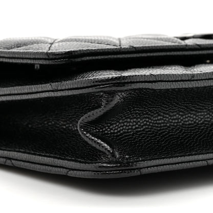 Chanel Caviar Quilted My Everything Wallet On Chain WOC Black 11 of 12