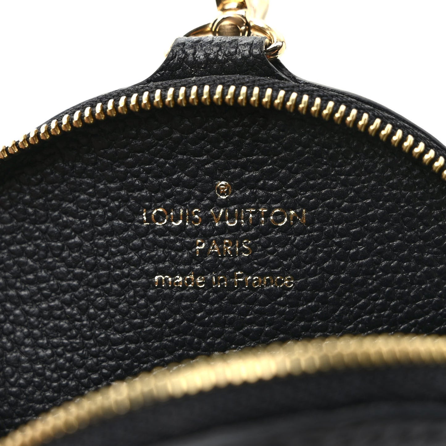 Empreinte Monogram Giant Round Coin Purse Black Beige