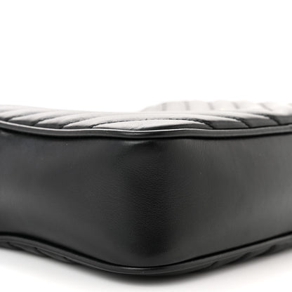 Saint Laurent Calfskin Matelasse Monogram Lou Camera Bag Black 9 of 13