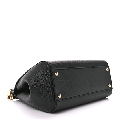 Dolce & Gabbana Dauphine Medium Miss Sicily Satchel Black 4 of 10
