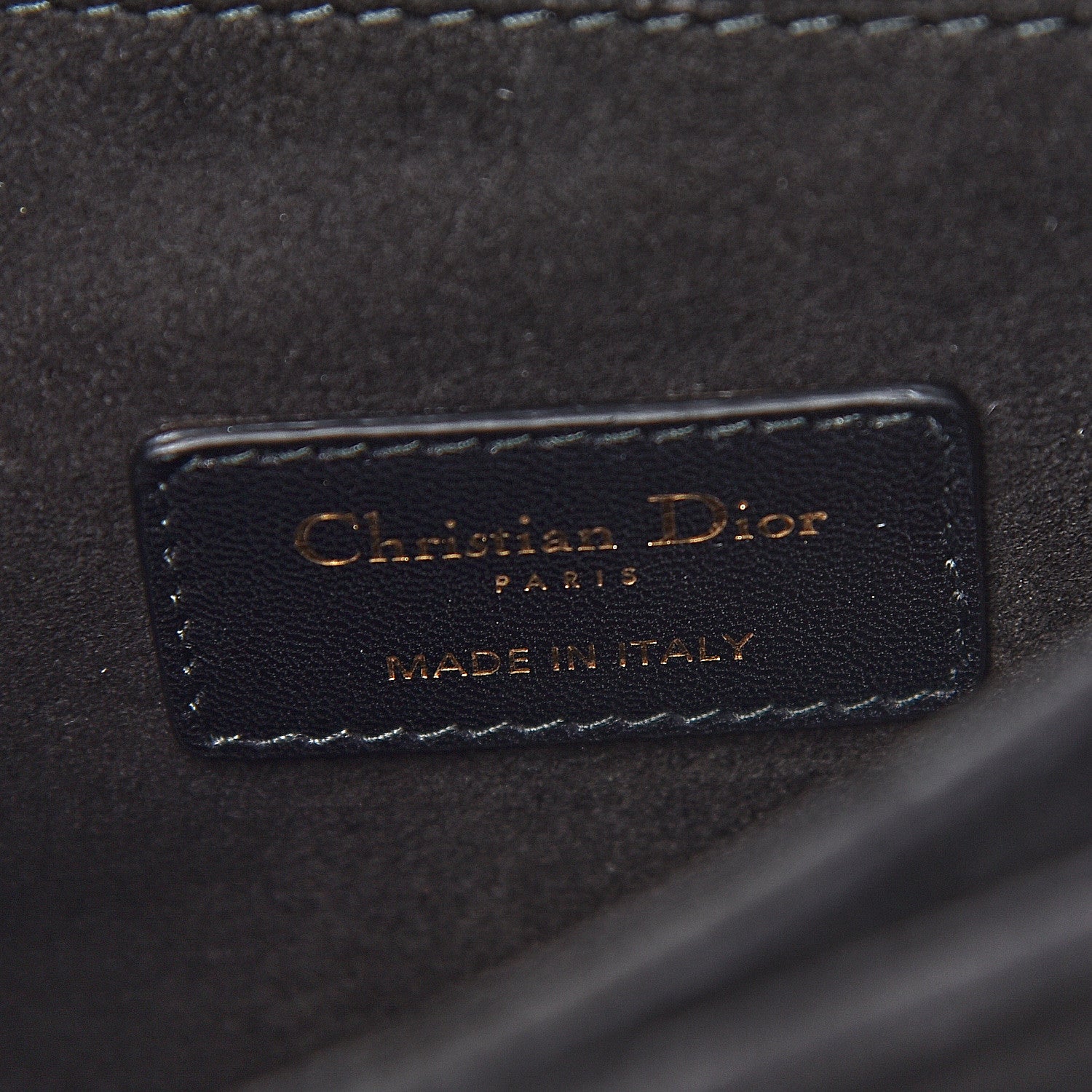 Christian Dior Smooth Calfskin C'est Flap Bag Black 6 of 15