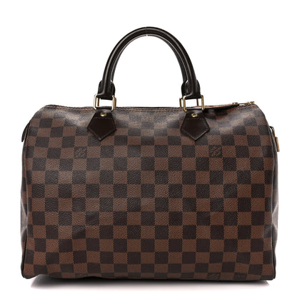 Louis Vuitton Damier Ebene Speedy 30 1 of 12