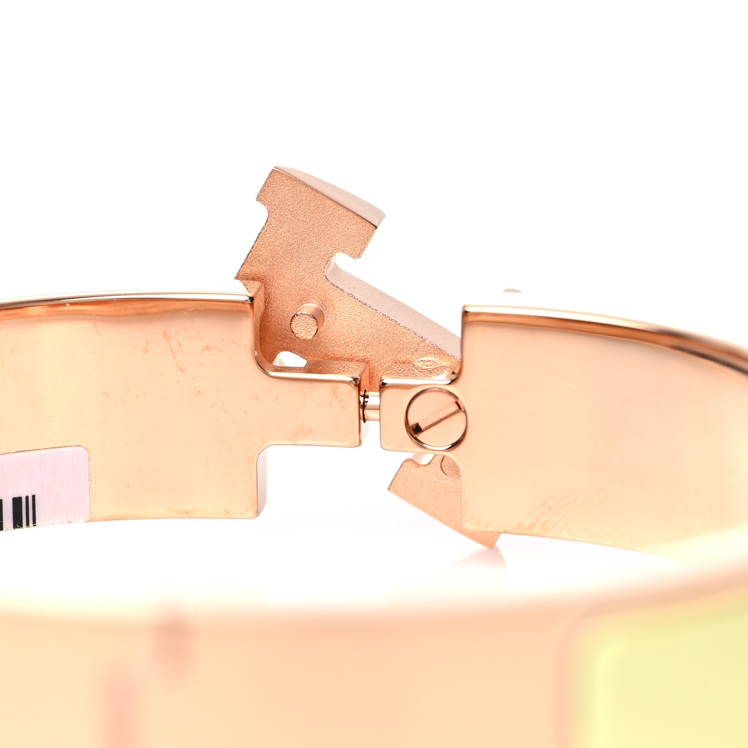 Hermes Enamel Narrow Clic Clac H Bracelet PM Jaune Bourgeon 4 of 6