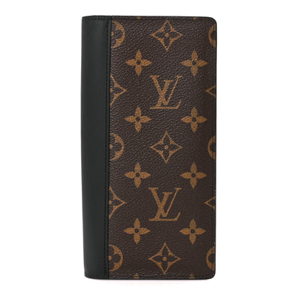 Louis Vuitton Monogram Macassar Brazza Wallet 1 of 14