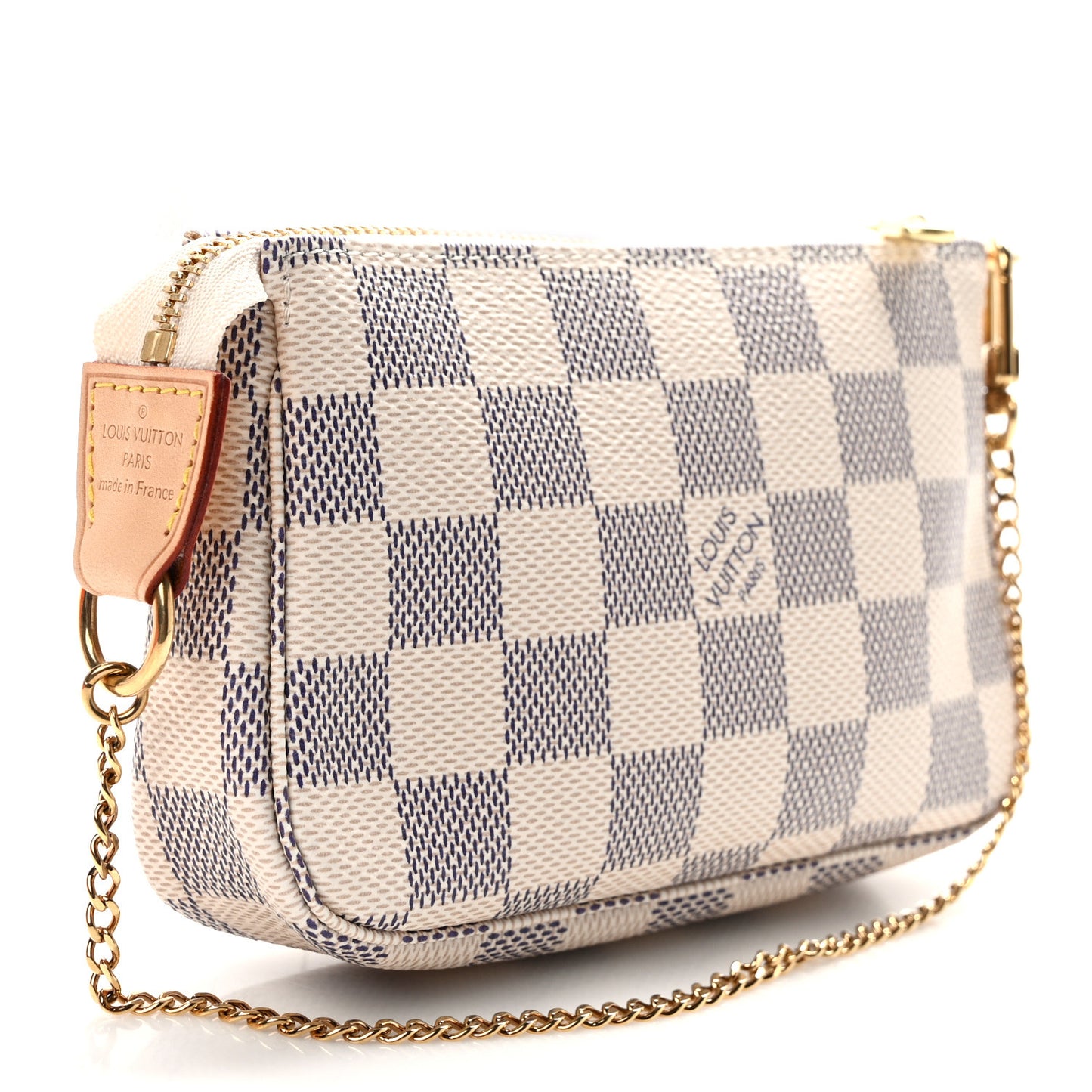 LOUIS VUITTON Damier Azur Mini Pochette Accessories