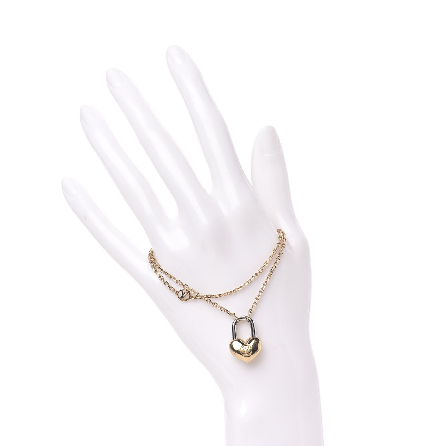 Louis Vuitton LV Crazy In Lock Bracelet Gold Silver 2 of 5