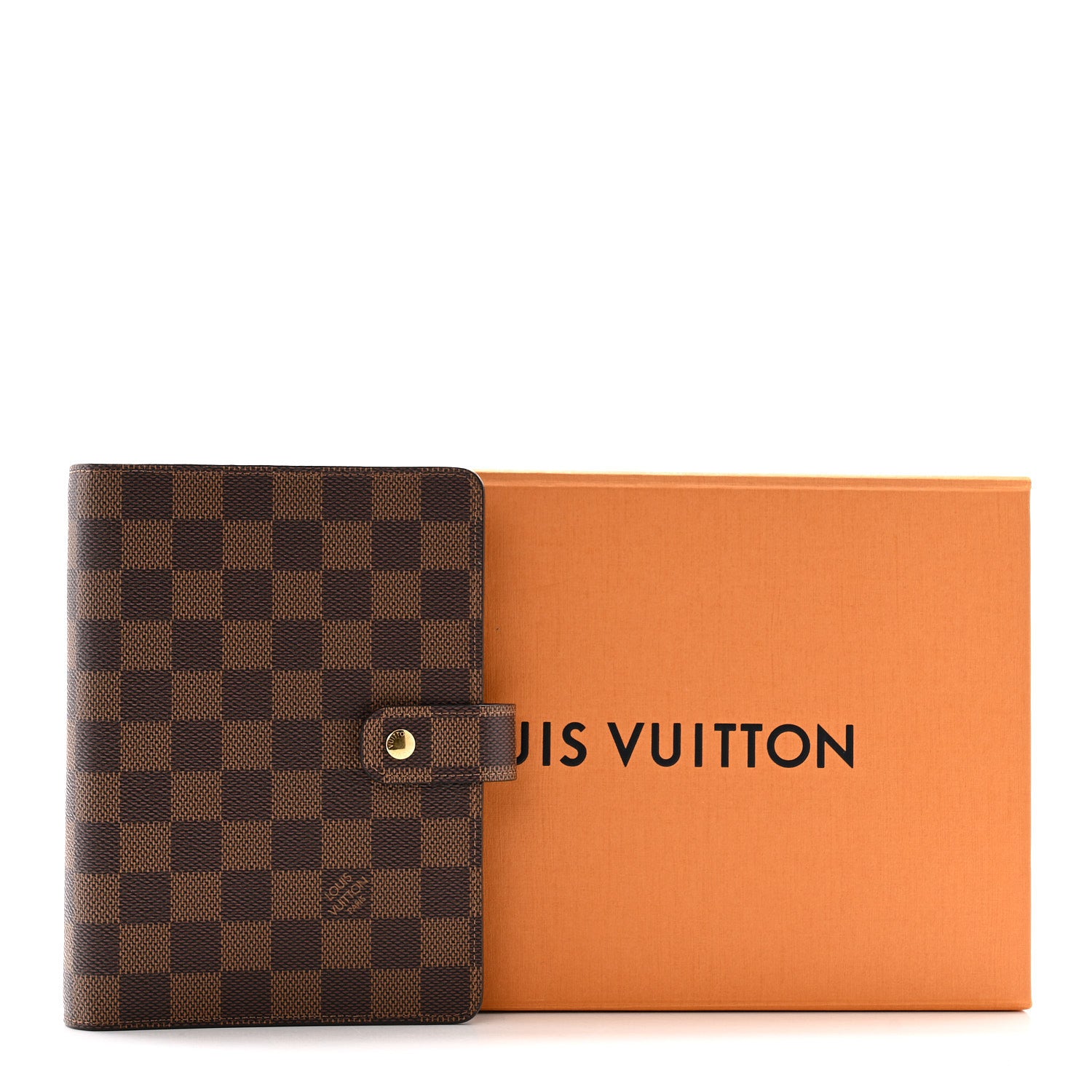 Louis Vuitton Damier Ebene Medium Ring Agenda Cover 8 of 8