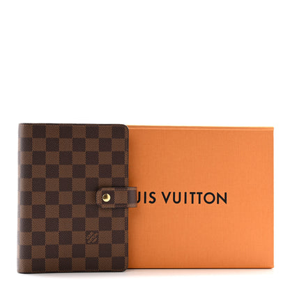 Louis Vuitton Damier Ebene Medium Ring Agenda Cover 8 of 8